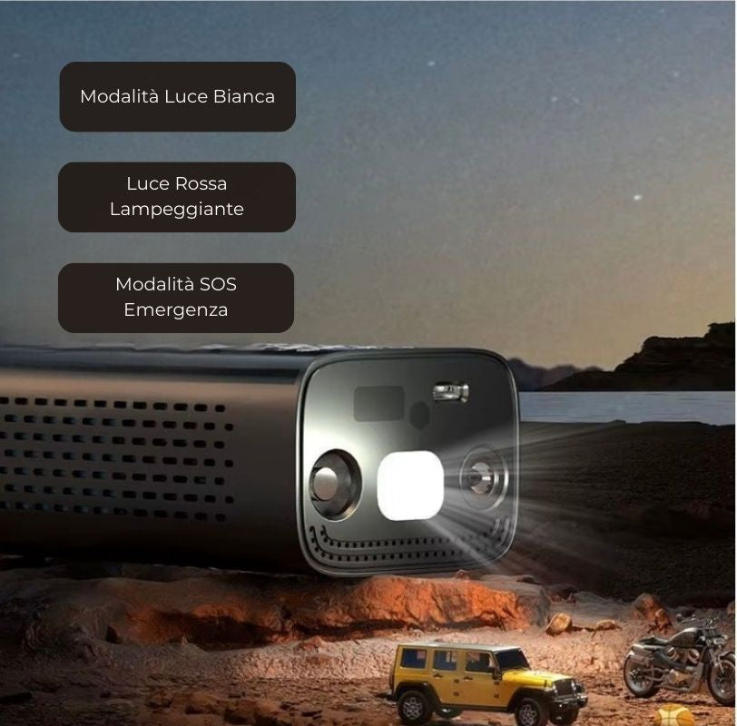 GimyAir Pro – Gonfiatore Portatile Ultra Veloce